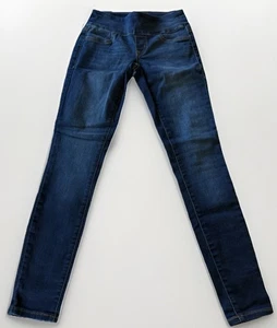 USED Pull On Dark Blue Jeggins Juniors XS Stretchy Waistband & Comfortable Fit - Picture 1 of 4