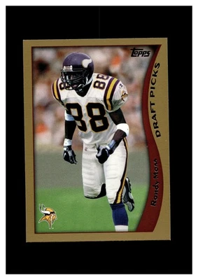1998 Topps #352 Randy Moss RC Minnesota Vikings - Image 1 of 2