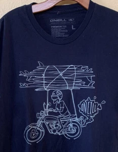 O’NEILL Motorrad Surfboard Herren T-Shirt blau Gr. L - Bild 1 von 5