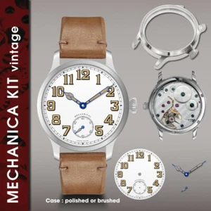 Model 6 Kits case dial and hands for movement 6498-1 - Picture 1 of 2