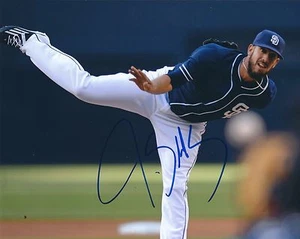 Signiertes 8x10 JAMES SHIELDS San Diego Padres handsigniertes Foto - COA - Bild 1 von 1