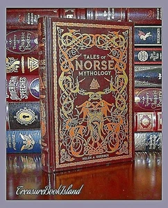 NEW Sealed Tales of Norse Mythology Viking Tales Illustrated Leather Hardcover - Imagen 1 de 8