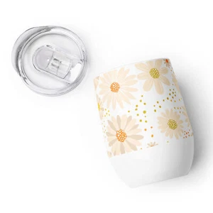 12 oz Stainless steel Wine tumbler with double wall vacuum seal - Picture 1 of 1