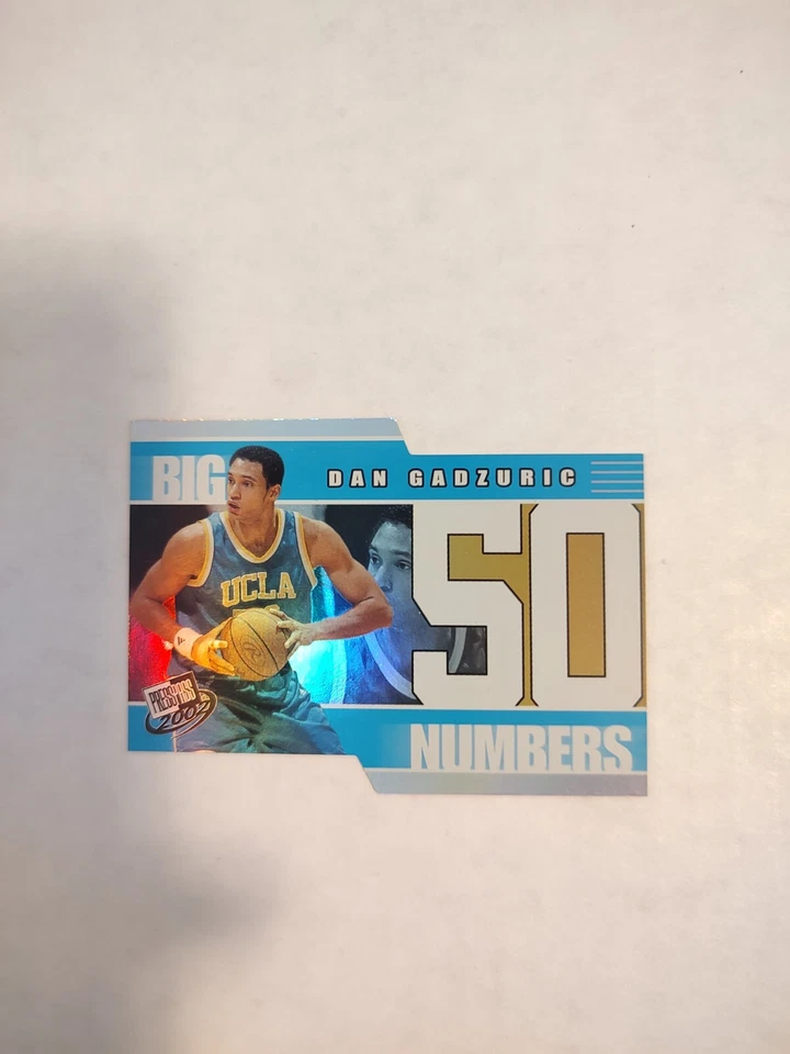 2002 Press Pass #BN10 Dan Gadzuric Big Numbers RC Rookie (PWE) - Image 1 of 2