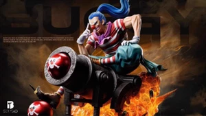 In Stock BT Studios One Piece Buggy Resin H23.5cm Collection Anime - Picture 1 of 4