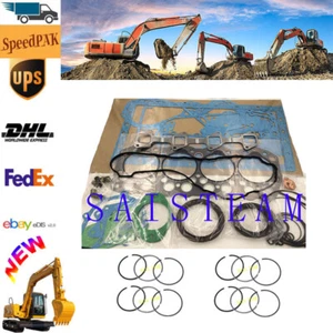 S4S Engine Full Gasket set&Ring Set For Mitsubishi F18B F18C TCM Forklift etc - Picture 1 of 2