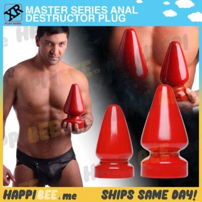 Master Series Anal Destructor Butt Plug🍯Backdoor Anal Big Dildo HUGE Sex Toy - Image 1 of 4