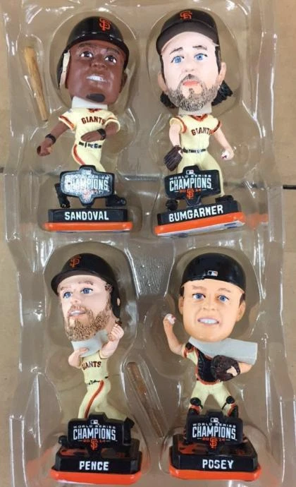 San Francisco Giants '14 World Series Mini Bobbles Bobblehead - Image 1 of 1