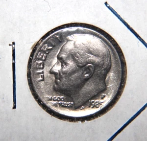 1985 P Roosevelt Dime Error - Picture 1 of 2