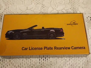 NIB UNBRANDED CAR LICENSE PLATE REARVIEW CAMERA SEE ALL PICTURES FOR MORE INFO. - Picture 1 of 7