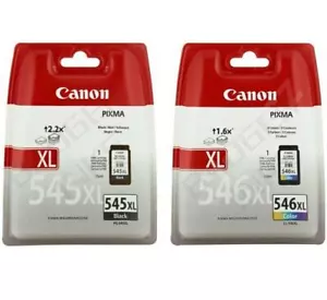 PG-545XL / CL-546XL Schwarz & Farbe Original Canon Drucker Tintenpatronen - Bild 1 von 1