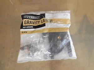 Everbilt 861529 selbstverriegelnder Torriegel schwarze Oberfläche - Bild 1 von 2