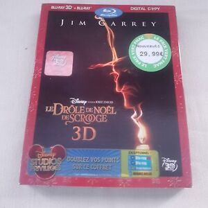 DVD BLUE RAY,3D,Le drôle de Noël de Scrooge,Jim Carrey,3DVD