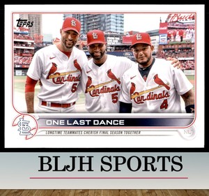2022  Topps Update #US168 One Last Dance (Pujols/Molina) VC St. Louis Cardinals
