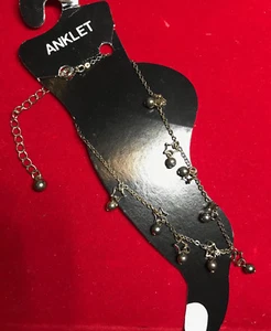 USA Women GOLD Plated  Foot Chain Anklet Barefoot Ankle Bracelet NEW - Picture 1 of 1