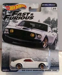 HOTWHEELS FAST AND FURIOUS PREMIUM FORD MUSTANG BOSS 302 NEW 1/64 - Picture 1 of 5
