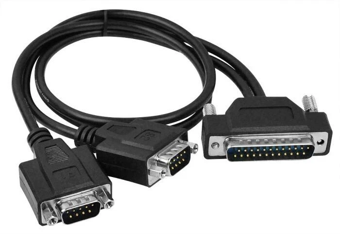 SIIG AC-X00148 Mini 2-Port Fan-Out Cable RS232 - Image 1 of 1