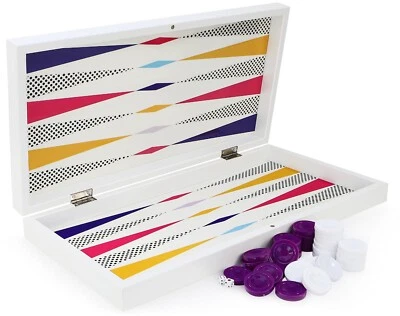 Wunderschöne Bunte Backgammon Tavla XXL - Bild 1 von 4