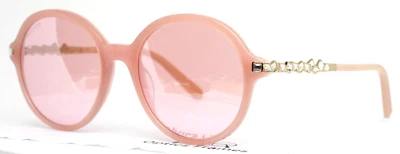 Óculos de sol feminino SWAROVSKI SK264 72S rosa aro completo redondo 53-19-140 B:50 - Imagem 1 de 4