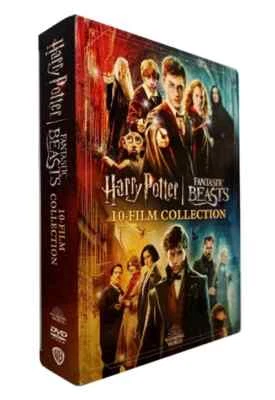 Harry Potter Fantastic Beasts Wizarding World 10 Film Collection (DVD Box Set)