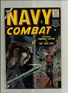NAVY COMBAT #10 1956 MARVEL/ ATLAS COMICS SILVER AGE WAR - Picture 1 of 2