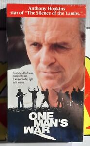 One Mans War (VHS) Anthony Hopkins Sealed Watermarks HBO Video 