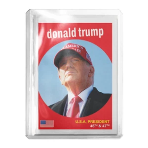 Präsident Donald Trump individuelle '59 Stil Retro Neuheit USA Baseballkarte - Bild 1 von 2