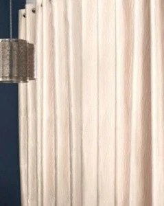Next Rose Gold Metallic Wave Eyelet Curtains 135x229cm (NB116) - Picture 1 of 3