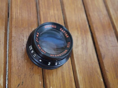 Lente Raptar Gráfica Wollensak 138mm f4.5, DEBERES INCLUIDOS EN EE. UU. Foto 1 de 4
