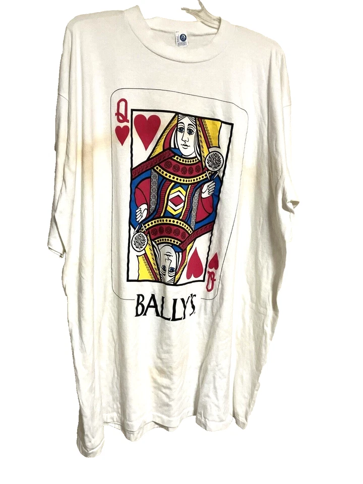 Camiseta DE COLECCIÓN RARA Artex Reina de Corazones BALLY’S Talla Única COMO ESTÁ Foto 1 de 4