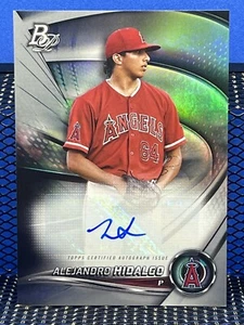 2022 Bowman Platinum ALEJANDRO HIDALGO Los Angeles Angels Top Prospect Auto - Picture 1 of 2