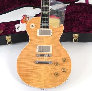 2004 Gibson Custom Shop Les Paul Elegant Antique Natural ~ Super Flame Top - Picture 1 of 16