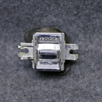 1990-1992 Cadillac Fleetwood Power Lock Switch LH or RH Front Chrome OEM N899 - Image 1 of 4