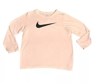 The Nike T-shirt maglia manica lunga bianca e nera bambino taglia large - Foto 1 di 8