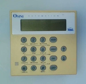 Leviton HAI 33A00-1 Omni LCD Console Keypad (No Speaker, Mic, Back or Mount Kit) - Picture 1 of 2