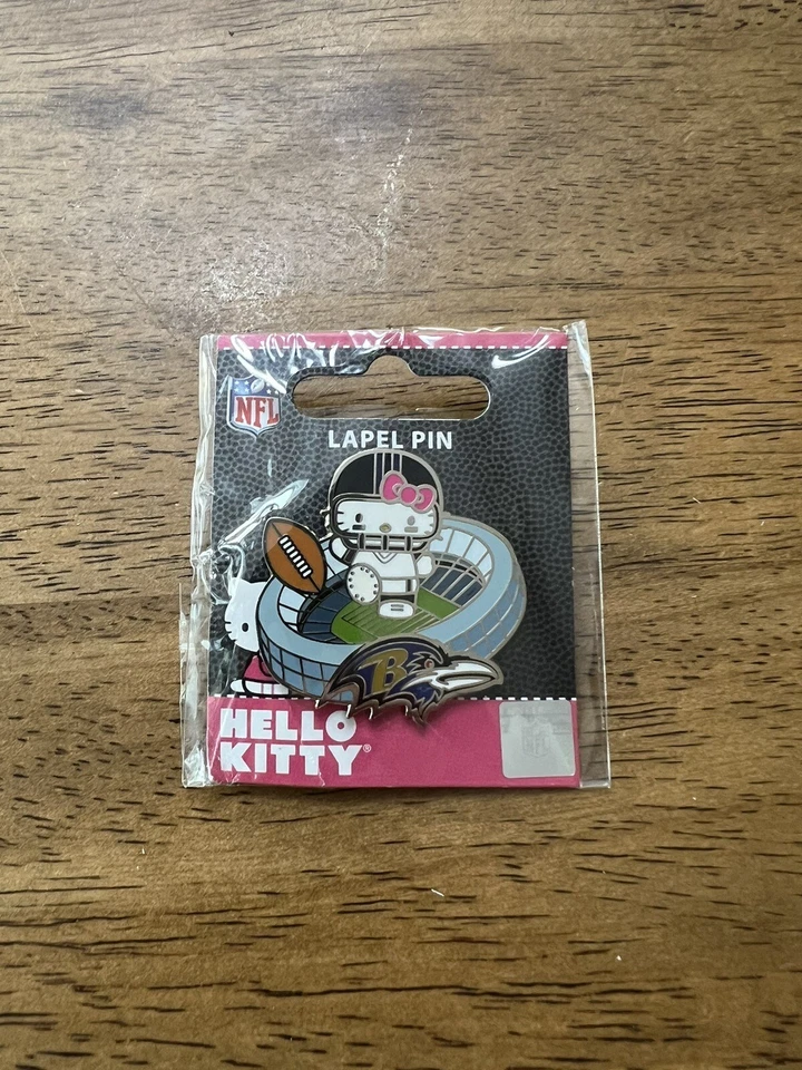 Baltimore Ravens Hello Kitty Pin - Image 1 of 1