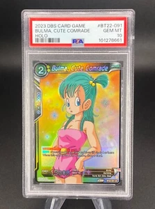 Dragon Ball TCG - PSA 10 - Bulma, Cute Comrade  - BT22-091 - PSA 10 - Picture 1 of 2