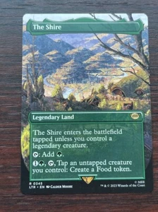 1x BORDERLESS THE SHIRE - Lord of the Rings - MTG - Magic the Gathering - Picture 1 of 1