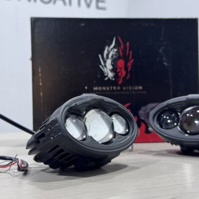 Proyector de luz antiniebla forma ovalada de Monster Vision 3 pulgadas con luz auxiliar Foto 1 de 4