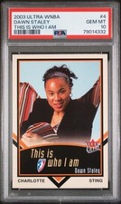 2003 Ultra WNBA Who I Am Dawn Staley PSA 10 South Carolina Gamecocks