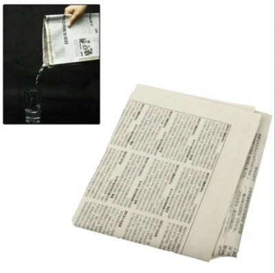 ZAUBER FEST MAGIC Zaubertrick Wasser verschwindet aus Zeitung WOW Newspaper !!!! - Bild 1 von 4