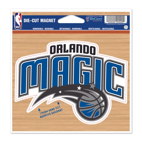 WinCraft Orlando Magic 5'' Die-Cut Car Magnet Cover
