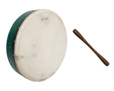 Mulberry Irish Tunable Bodhran Drum, Green + 2 x Tippers