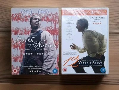 12 Years of Slave / The Birth Of A Nation DVD - Biopic Period Drama - 2 Film Set - Image 1 of 4