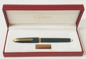 RARA CARTIER STILOGRAFICA LOUIS DANDY GREEN EBATITE LIMITED EDITION 1847 BOX - Imagen 1 de 21