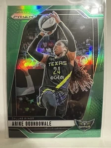 2024 Prizm WNBA Arike Ogunbowale Green Prizm #28 Dallas Wings - Picture 1 of 2