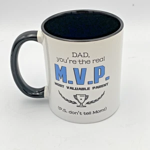 11 Unzen Becher M.V.P. Papa Most Valuable Parent Keramik Kaffee Tee Vater Geschenk - Bild 1 von 4