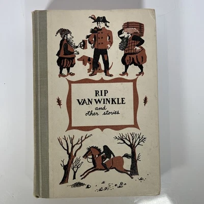 1956 HB Vintage Rip Van Winkle And Other Stories Book Junior Deluxe Edition - Image 1 of 4
