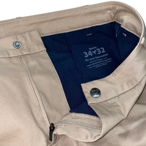 Birddogs Hose Herren 34x32 (33x31) Khaki Stretch 5 Pocket Chino Ungefüttert Boomstick - Bild 1 von 12