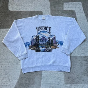 Vintage Yosemite Serenity In Crewneck Pullover Sweatshirt Herren XL Y2K - Bild 1 von 19